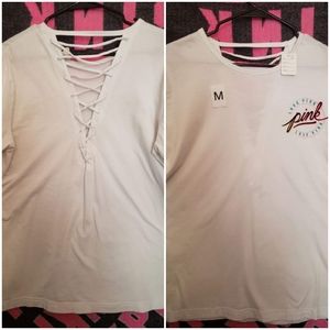 PINK String back shirt